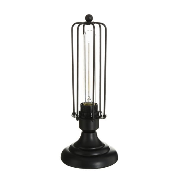 Czarna lampa stołowa Ixia Industrial Orla