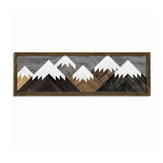 Obraz Mountains, 120x35 cm