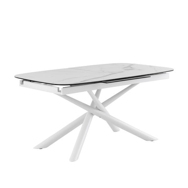 Biało-szary stół rozkładanysømcasa Ness, 160x95 cm-image-3