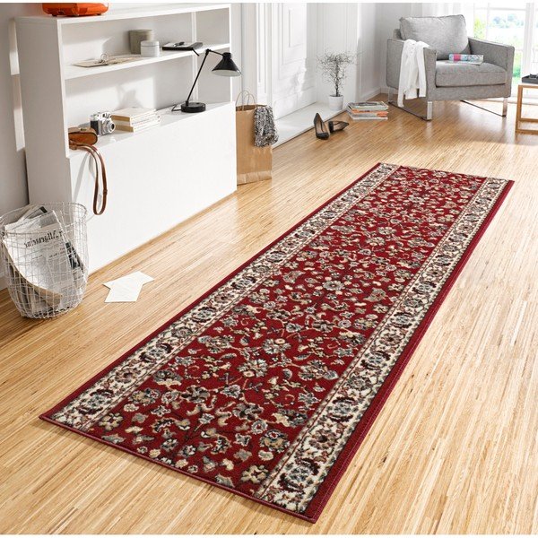 Dywan Basic Vintage, 80x250 cm, czerwony-image-1