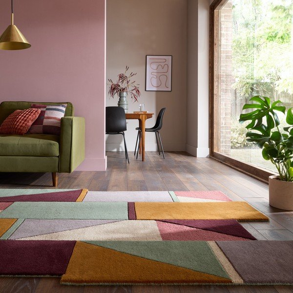 Wełniany dywan tkany ręcznie 200x290 cm Shuffle Shaped – Flair Rugs-image-1
