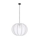 Biała lampa wisząca z tekstylnym kloszem ø 52 cm Mellow – Candellux Lighting