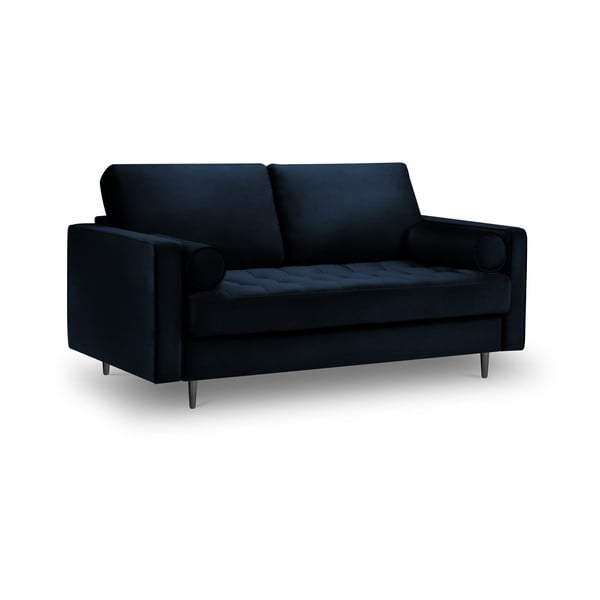 Niebieska aksamitna sofa Milo Casa Santo, 174 cm-image-3