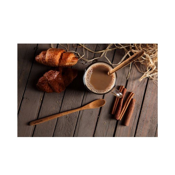 Zestaw 2 łyżeczek bambusowych do latte Bambum Legro-image-3
