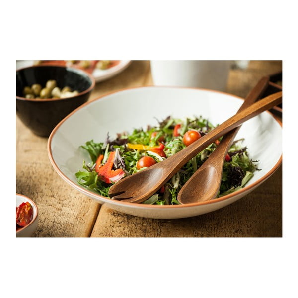 Zestaw 2 sztućców sałatkowych z drewna akacjowego Premier Housewares Socoro-image-4