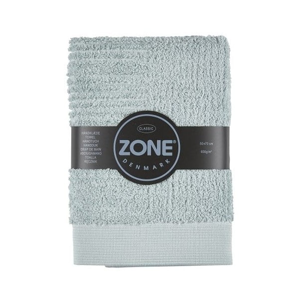 Szarozielony ręcznik Zone Classic, 50x70 cm
