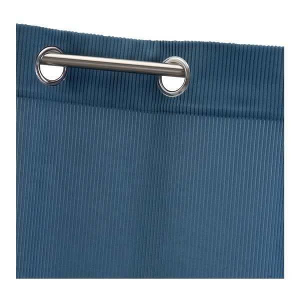 Niebieska zasłona sztruksowa 140x260 cm Merely – Casa Selección-image-4