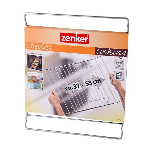 Regulowany nierdzewny rusz do piekarnika Zenker Bake, 37-57x32,5 cm-image-2