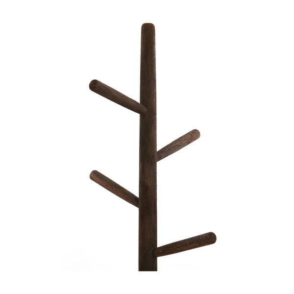 Ciemnobrązowy wieszak z litego drewna mango Yenice – Light & Living-image-4