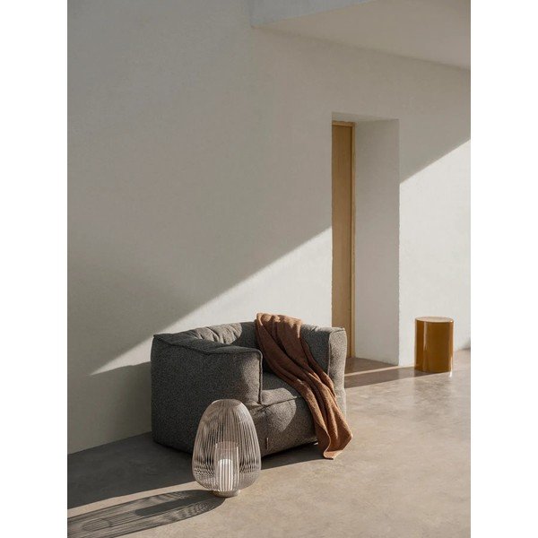 Szarobrązowy tapicerowany fotel ogrodowy Grow – Blomus-image-1