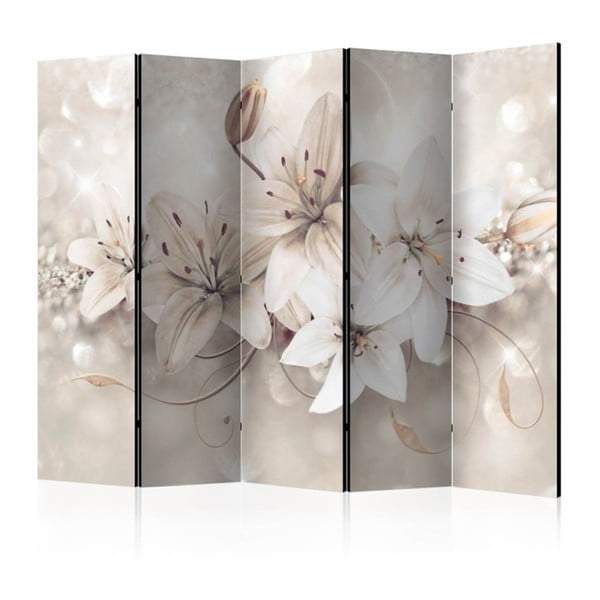 Parawan Artgeist Creamy Lily, 225x 172 cm