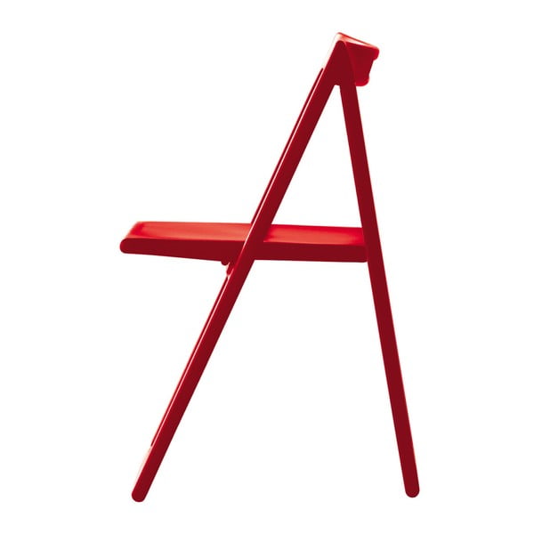 Czerwone krzesło składane Pedrali Enjoy