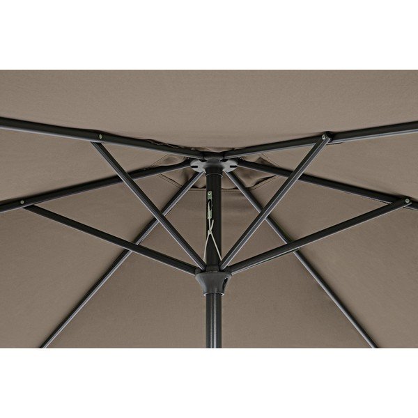 Szarobrązowy parasol ogrodowy ø 270 cm Kalife – Bizzotto-image-3