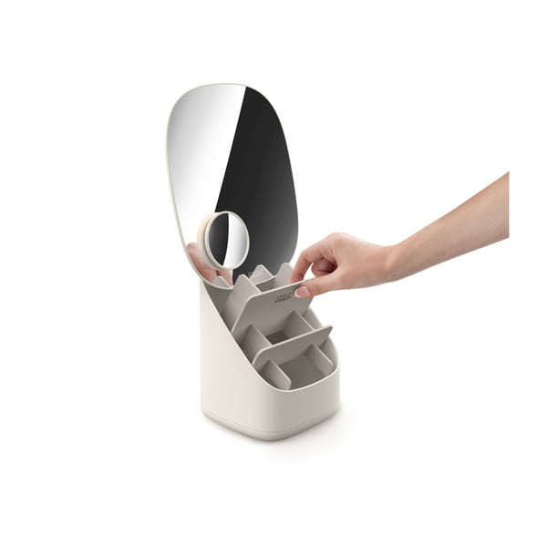 Lustro powiększające (3x) kosmetyczne 18,5x23 cm Viva – Joseph Joseph-image-4