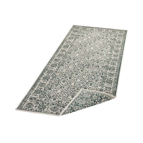 Szaro-zielony dywan dwustronny Bougari Curacao, 80x250 cm-image-3
