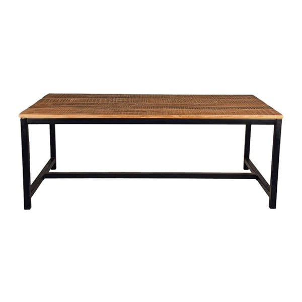 Stół z blatem z drewna mango LABEL51 Brussel, 220x96 cm
