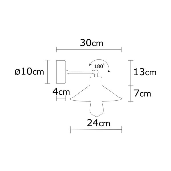 Turkusowy/w naturalnym kolorze kinkiet ø 24 cm Manavgat – Opviq lights-image-3