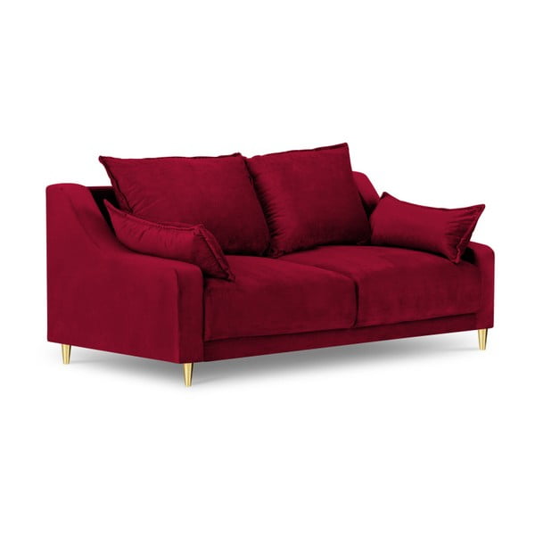 Czerwona sofa Mazzini Sofas Pansy, 150 cm