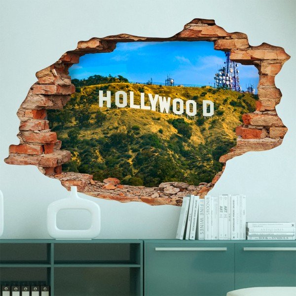 Naklejka Ambiance Landscape Hollywood Hill, 60x90 cm-image-1