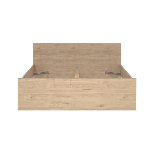 Łóżko dwuosobowe w dekorze dębu 160x200 cm Naia – Tvilum-image-3