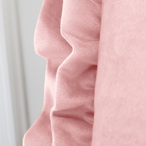 Aksamitna poduszka dekoracyjna 43x43 cm Velvet Double Frill – Catherine Lansfield-image-3