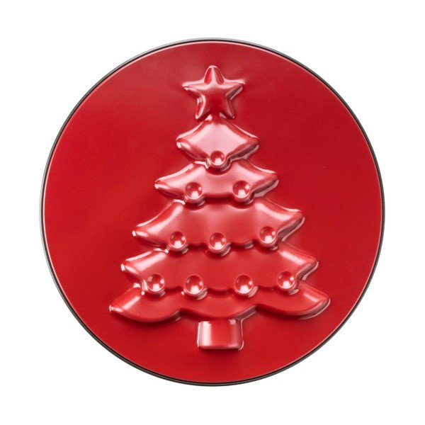 Czerwona stalowa tortownica Zenker Sparkling Christmas, ø 26 cm-image-3