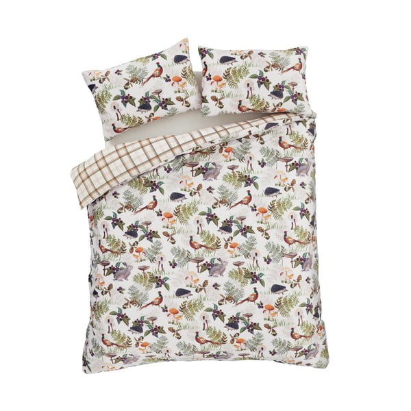 Aksamitna pościel dwuosobowa 200x200 cm Woodland Walk – Catherine Lansfield-image-2
