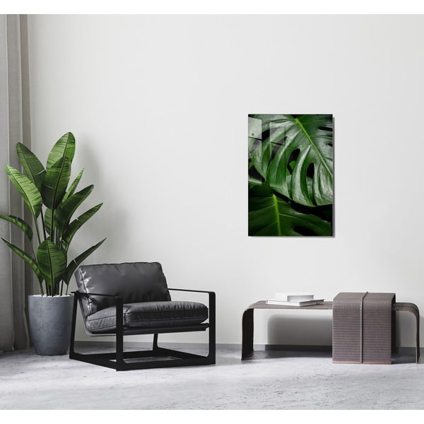 Szklany obraz 70x100 cm Monstera – Wallity-image-1
