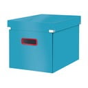 Niebieski kartonowy pojemnik z pokrywką 32x36x31 cm Click&Store – Leitz