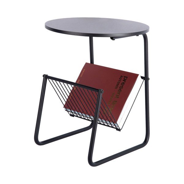 Metalowy okrągły stolik ø 40 cm Riqueza Revista – Leitmotiv-image-2