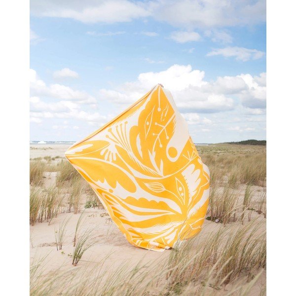 Żółty koc 165x200 cm Lino – noo.ma-image-1