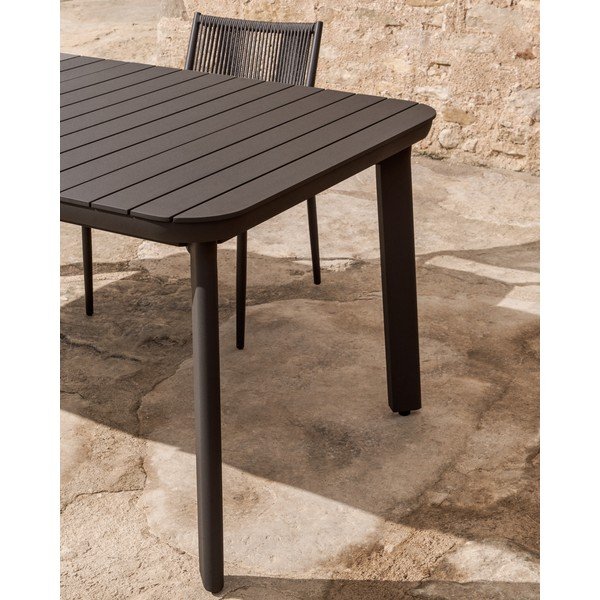 Metalowy stół ogrodowy 100x185 cm Izola – Kave Home-image-4
