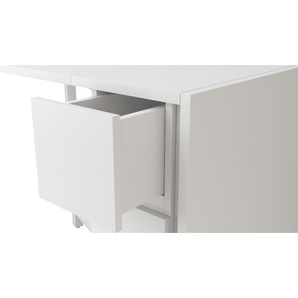 Biały składany stół wielofunkcyjny Woodman Kungla-image-4