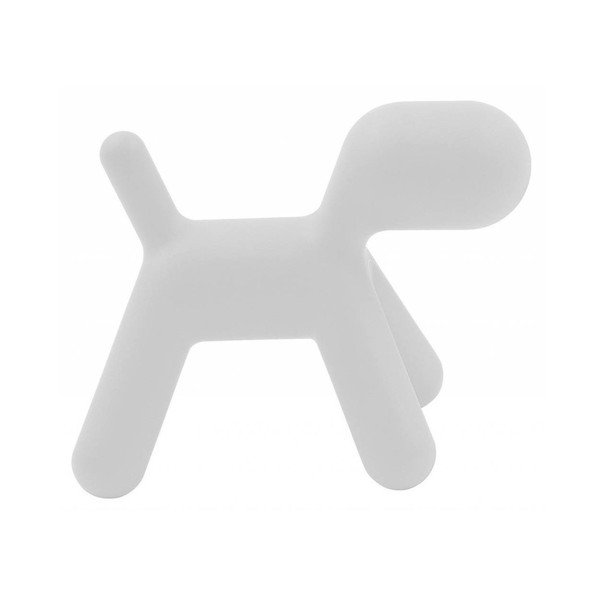 Białe dziecięce krzesełko w kształcie pieska Magis Puppy, wys. 81 cm
