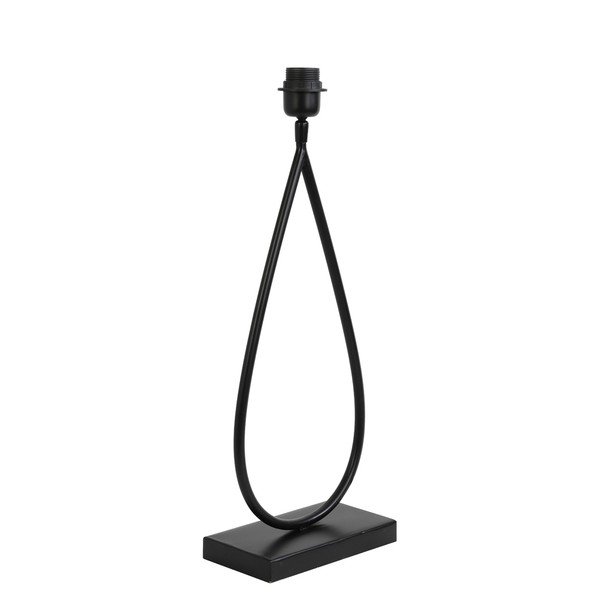 Metalowa podstawa lampy stołowej w kolorze matowej czerni 51 cm Tamsu – Light & Living-image-4