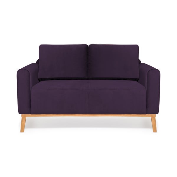 Fioletowa sofa Vivonita Milton Trend, 156 cm