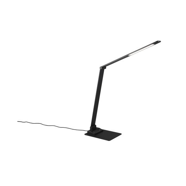 Czarna lampa stołowa LED ze ściemniaczem (wys. 72 cm) Travis – Trio-image-3