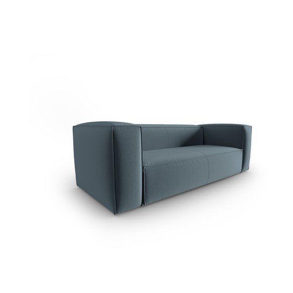Niebieska aksamitna sofa 200 cm Mackay – Cosmopolitan Design-image-2