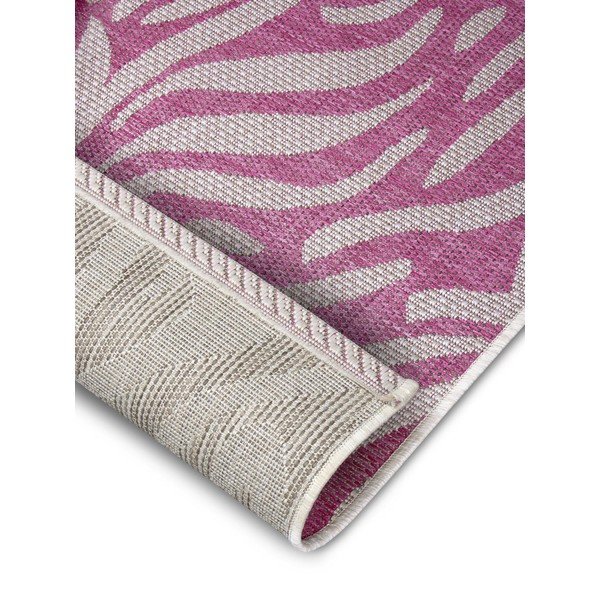 Różowo-beżowy chodnik zewnętrzny NORTHRUGS Cebra, 70x300 cm-image-4