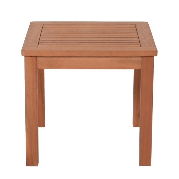 Stolik ogrodowy z litego drewna eukaliptusowego 44x44 cm Tucson – Garden Pleasure