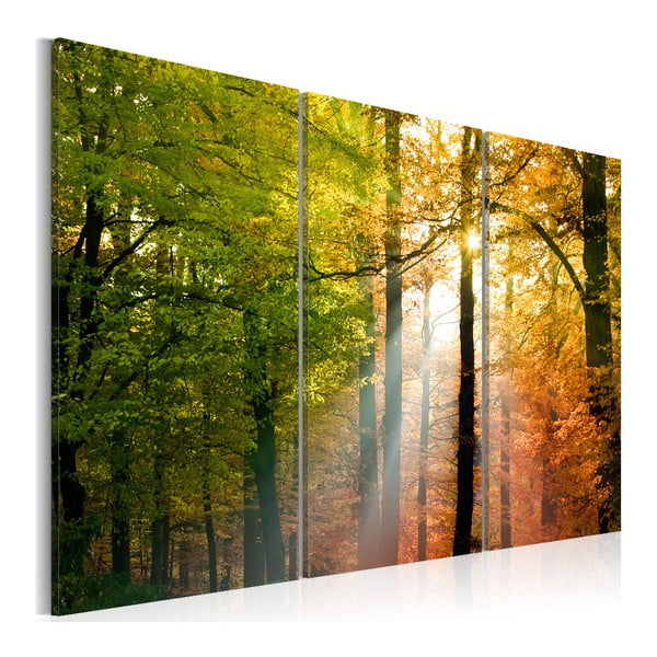 Obraz na płótnie Artgeist Autumn Forest, 120x80 cm