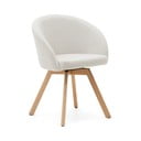 Kremowy tapicerowany fotel jadalniany Marvin – Kave Home