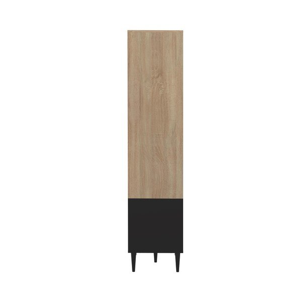 Czarny regał w dekorze dębu 90x180 cm Horizon – TemaHome -image-4