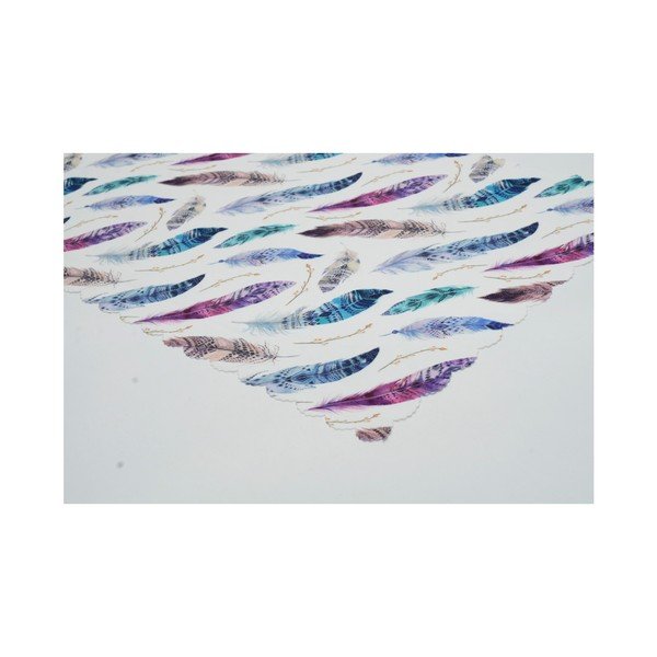 Bieżnik z mikrowłókna Minimalist Cushion Covers Feather, 45x145 cm-image-1