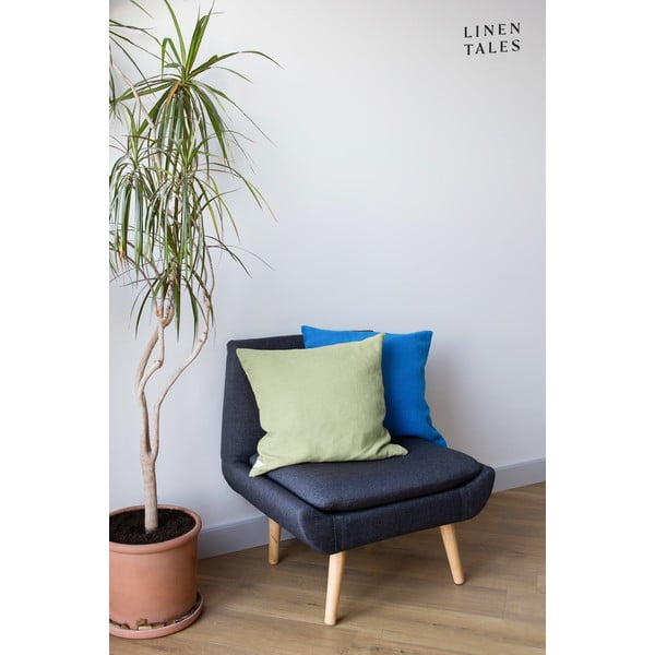 Lniana poszewka na poduszkę 40x40 cm Sage – Linen Tales-image-1