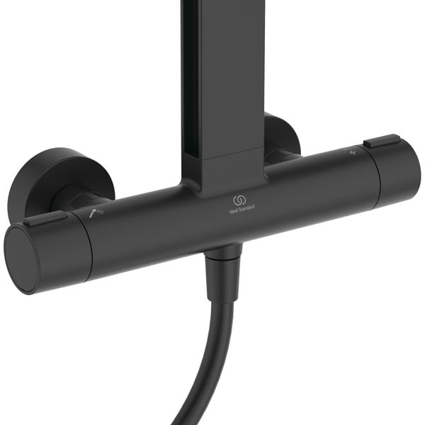 Metalowy zestaw prysznicowy w kolorze matowej czerni 111 cm ALU+ – Ideal Standard-image-2