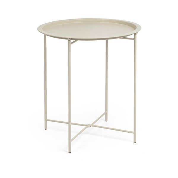 Stalowy okrągły stolik ogrodowy ø 46 cm Austin – Bizzotto