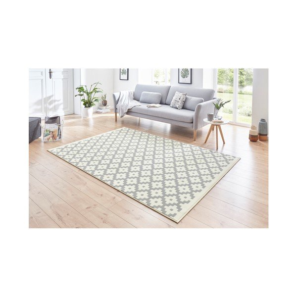 Kremowo-szary dywan Hanse Home Celebration Lattice, 160x230 cm-image-1