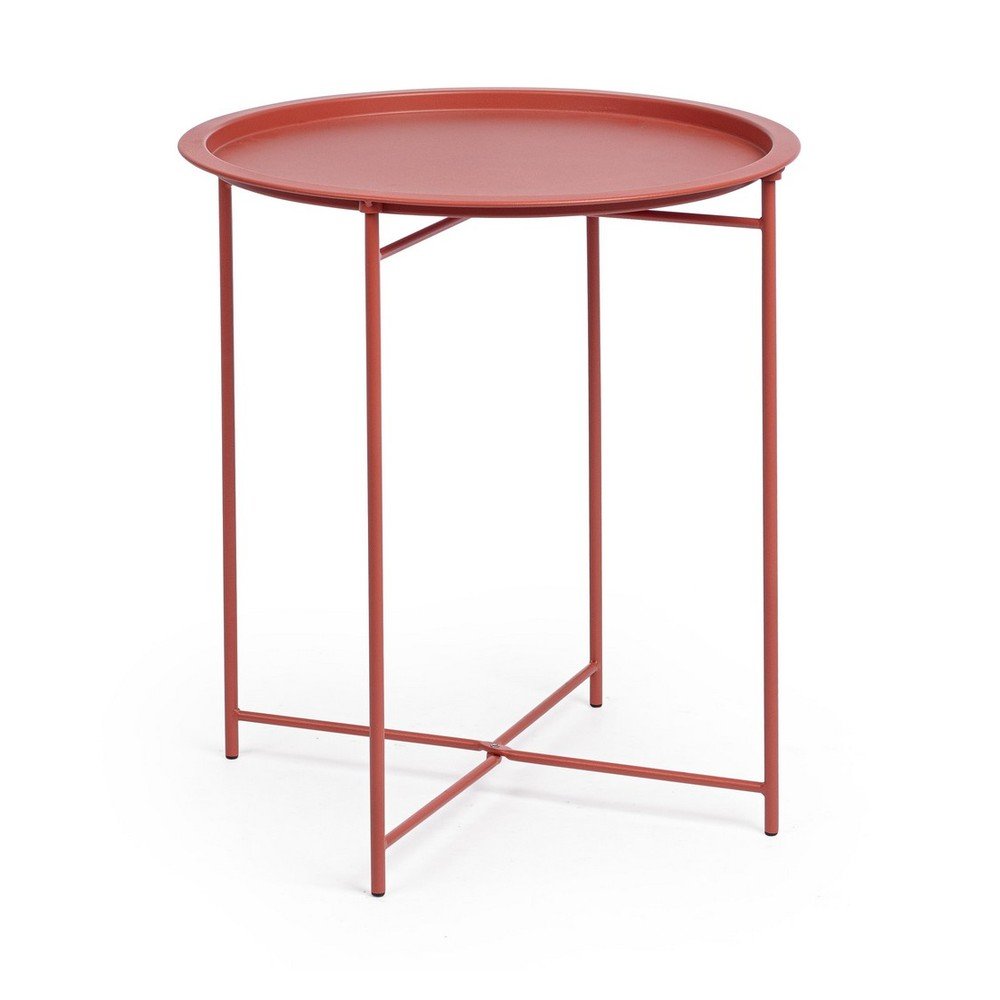 Stalowy okrągły stolik ogrodowy ø 46 cm Austin – Bizzotto