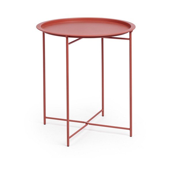 Stalowy okrągły stolik ogrodowy ø 46 cm Austin – Bizzotto